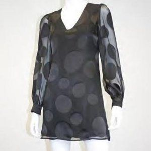Lavender Brown Silk Dress